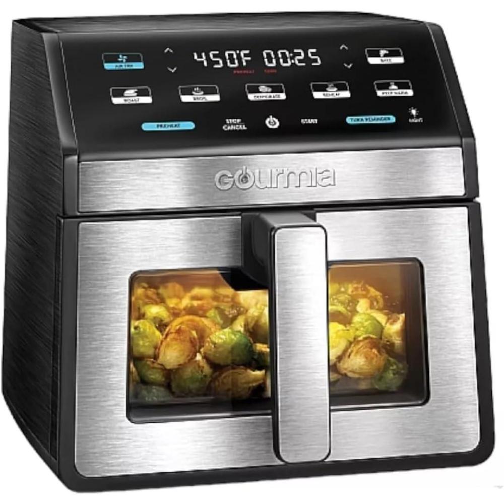 Gourmia GOURMIA Digital Air Fryer, 7.5 Liter with Window and Light, Mod. GAF858